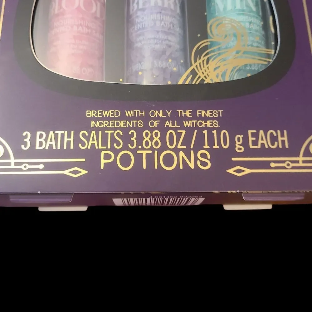 Lacura Bath Salts Witch's Brew Shea Butter And Argan Oil Set‎ Of 3